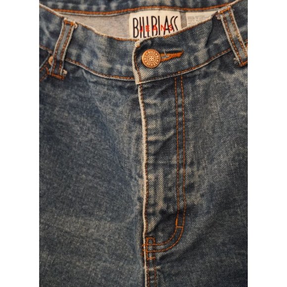Bill Blass Jeans, High Waisted, Blue Denim, Mom Jeans, Tagged Size 10, Perfect F - Picture 9 of 10